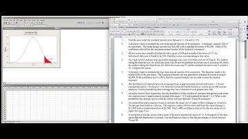 Standard Normal Curve Interval Minitab vs StatCrunch