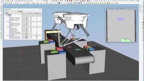 Robot Simulator: Reconfigurable Pick and Place Simulation