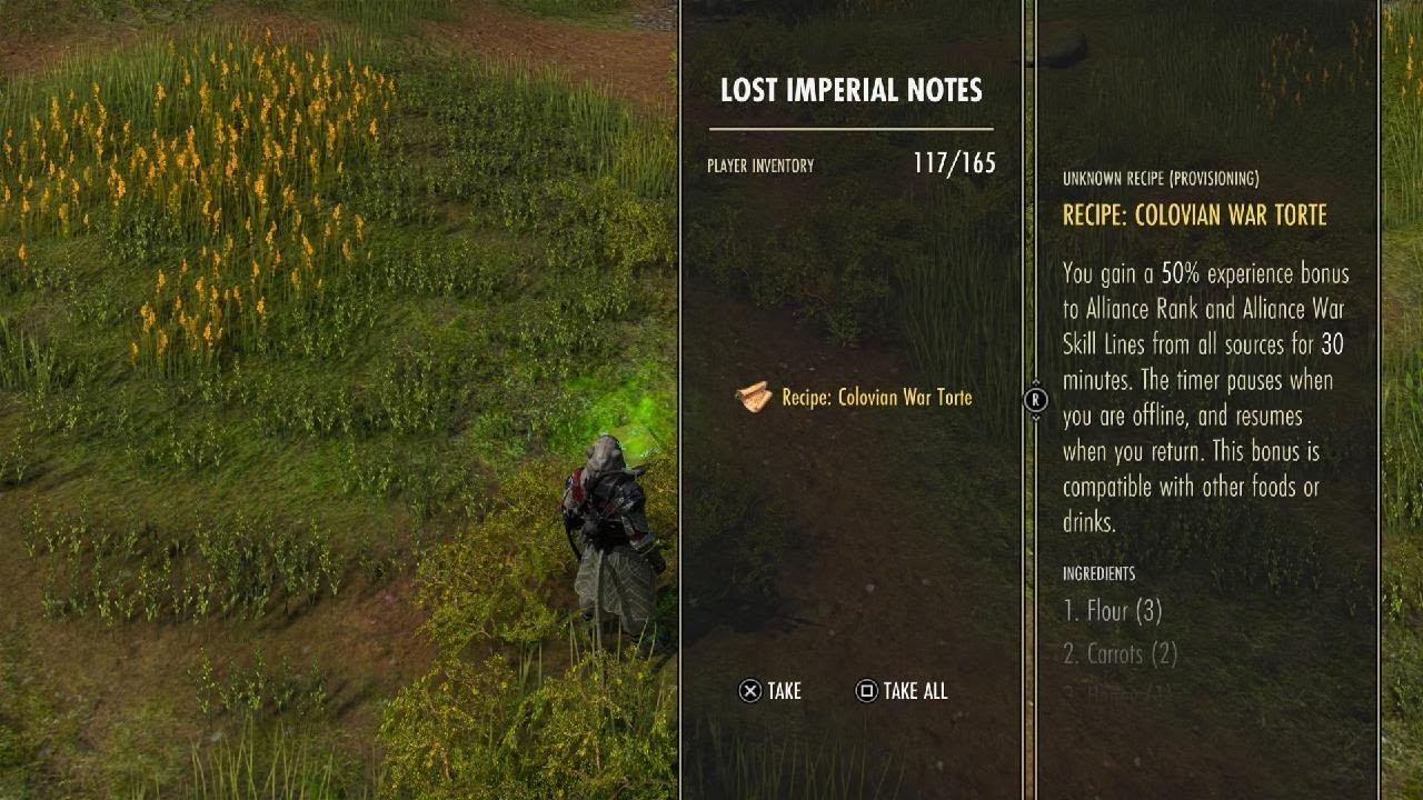 The Elder Scrolls Online_Finding the Colovian War Torte Recipe YouTube
