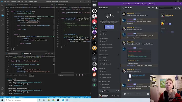 Creating Discord bot for server | Live Coding with ROcket Cat