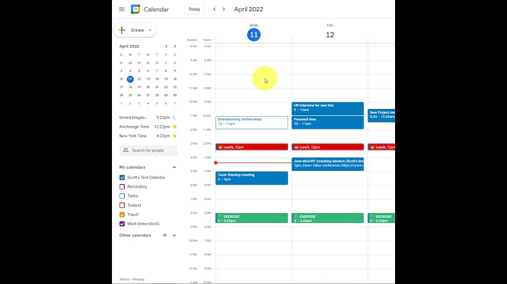 Google Calendar: Do you know this super secret tip? #shorts