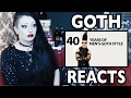 Goth Reacts To 40 Years of Men's Goth Style | Toxic Tears