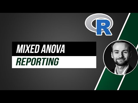 Reporting Mixed ANOVA - results from R