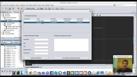 Munkaidő - OKJ gyakorlati vizsgafeladat 3. rész (jTable feltöltése)