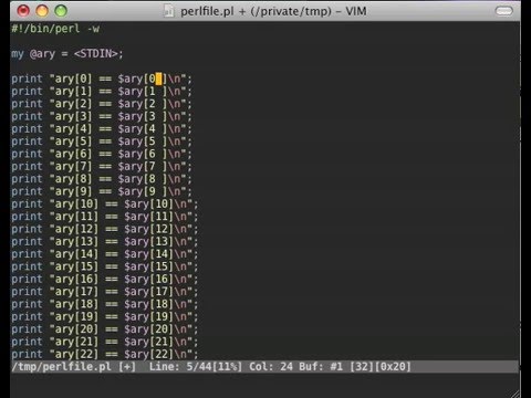 Using the Vim VisIncr plugin