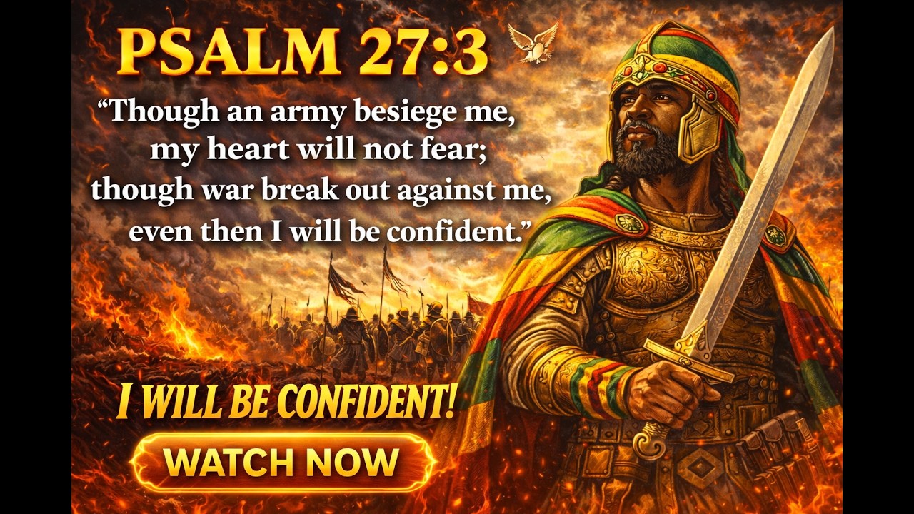 NO FEAR IN WAR! ⚔️🔥 | Powerful Reggae Gospel – Psalm 27:3
