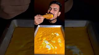 Melting Cheese Meets Crispy Chicken #sharpoddity #oddlysatisfying #asmr