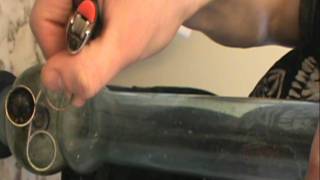 DavisMarijuana Bong hit competition.
