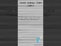 Third Normal Form (3NF) in DBMS - explanation with example
