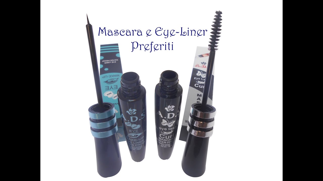 Mascara e Eyeliner Preferiti !!! YouTube
