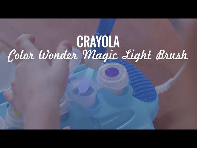 Crayola: Color Wonder Magic Light Brush Demo 