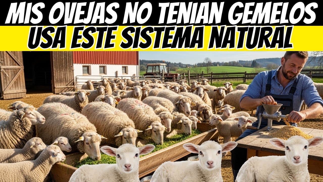 Mis Ovejas NO Tenían Gemelos Usé Este SISTEMA NATURAL CASERO y Ahora Sí COMPROBADO Paso a Paso