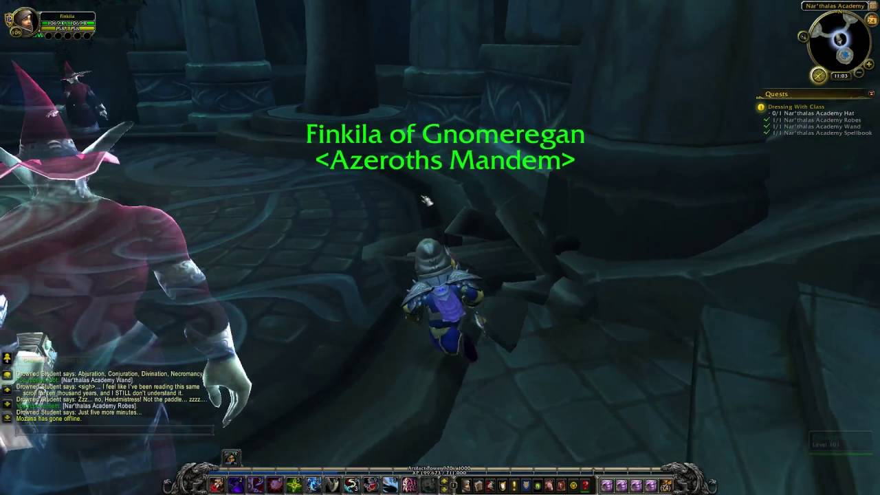 WoW quest 2315 Dressing With Class YouTube