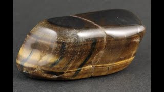 タイガーアイ(虎目石) 原石 磨き101g / Tiger's eye - YouTube