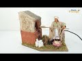 Video: Fornaio in movimento serie 12 cm con luce funzionante