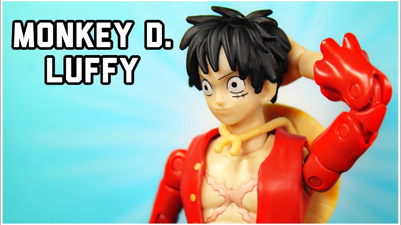 Anime Heroes Monkey D. Luffy One Piece Action Figure by Bandai 