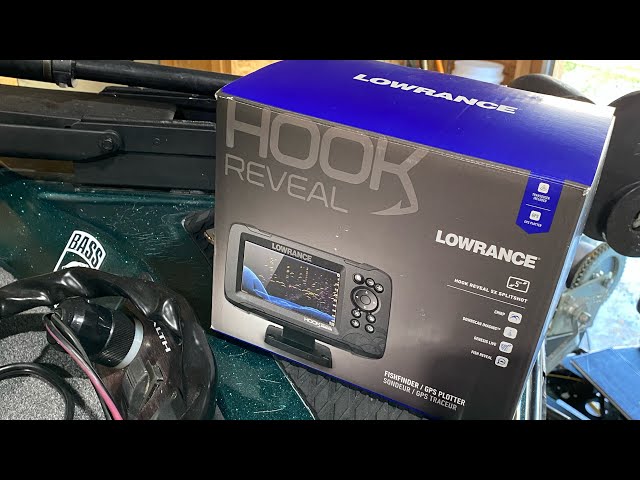 Lowrance Hook Reveal 5ss Installation #lowrancefishing #bassboats  #depthfinder 