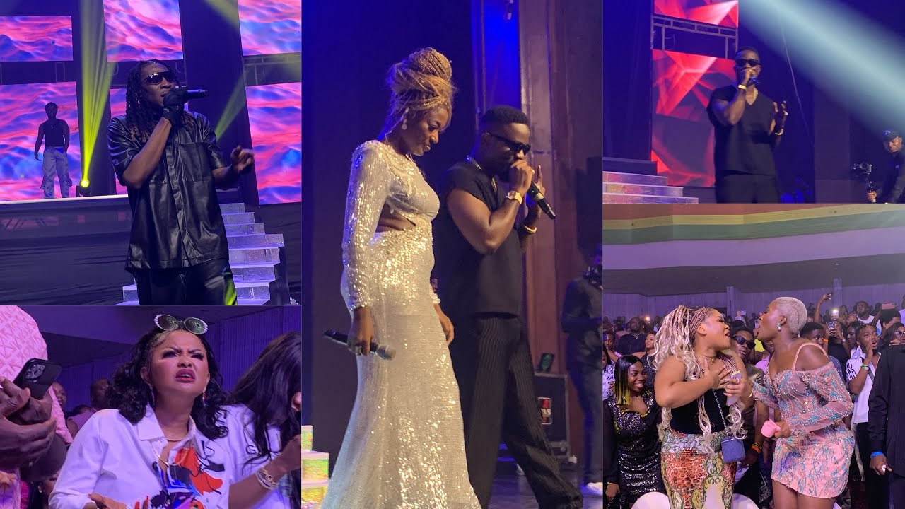 SarkodieR2beez pull big surprise on Efya at her concertMcbrown  Fella with so much hapiness