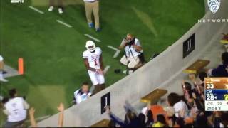 Horns Down | Cal WR Chad Hansen TD celebration
