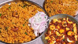 Best Lunch Combo Recipe/ Tomato Biryani/ Egg Masala Fry
