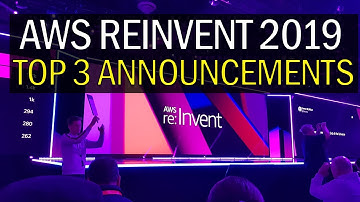 AWS reInvent 2019 - トップ3の製品発表