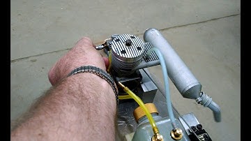 #011 Break in run of a K&B .65 B Sportster model airplane engine - video #3