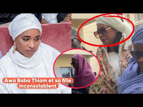Ndeysan😭Awa Baba Thiam et sa fille inconsolablent après l’enterrement de Diaga 😭😭