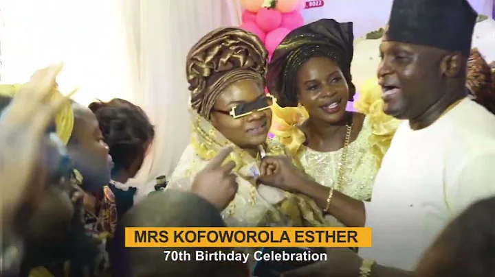 Mrs Kofoworola Esther Adeyemo 70th Birthday Celebration Part 2