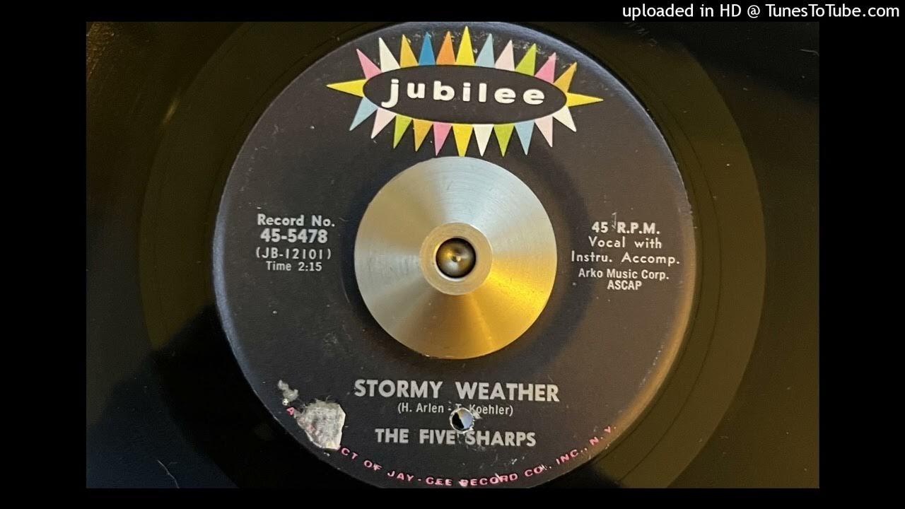 The Five Sharps Stormy Weather (Jubilee) 1964 YouTube