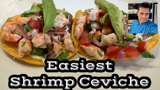 EASIEST SHRIMP CEVICHE!