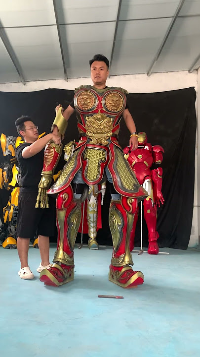 WEARABLE CHINESE ANCIENT GENERAL MECHA ARMOR SUIT UP #china #cosplay #costume #robot #armor #shorts
