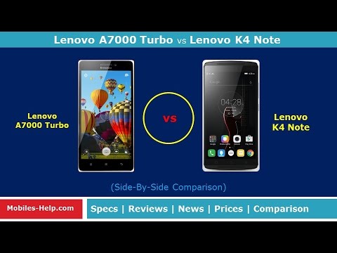 Review (Lenovo A7000 Turbo vs Lenovo K4 Note) Quick Comparison - YouTube Review (Lenovo A7000 Turbo vs Lenovo K4 Note) Quick Comparison - YouTube