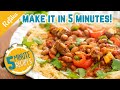 Healthy Great Food IN 5 MINUTES 😱  Beans and Vermicelli Pilaf Delicious Lunch/Dinner Fix! ⏱