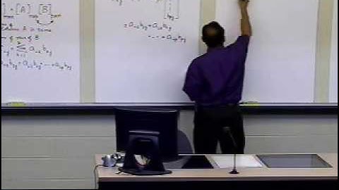 Chapter 04.01: Lesson: Multiplying Two Matrices
