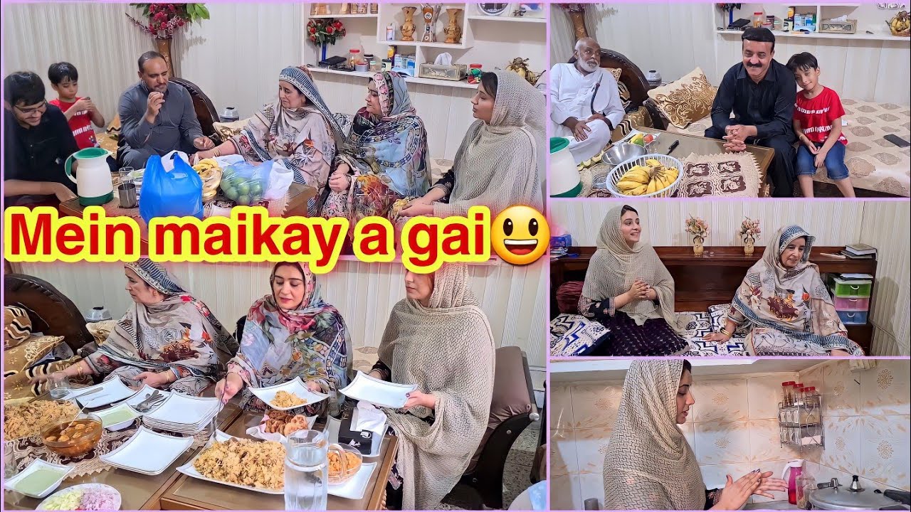 Ammi kay ghar bnaya khana || Fakhra api aur Ammi kay sath full day kiya ...
