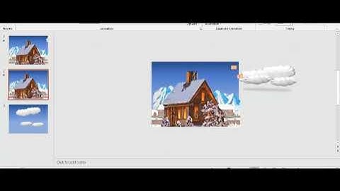 animated presentation on winter #presentationdesign