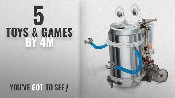 Top 10 4M Toys & Games [2018]: 4M Tin Can Robot