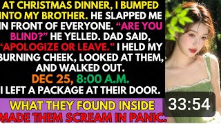 My Brother Slapped Me At Christmas Dinner And Yelled, “Are You Blind”After I Accidentally