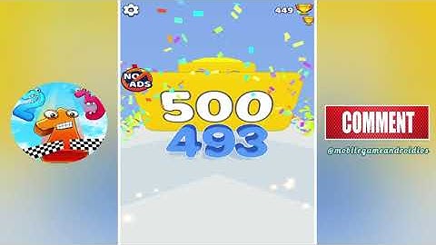 Number Run 3D: Merge Alphabet - Gameplay Walkthrough Part 1 All Levels (Android, Ios)