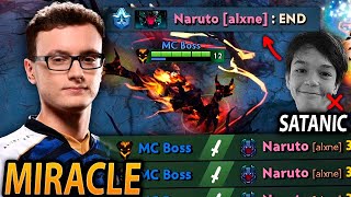 How MIRACLE Shadow Fiend dominates SATANIC and team on STREAM