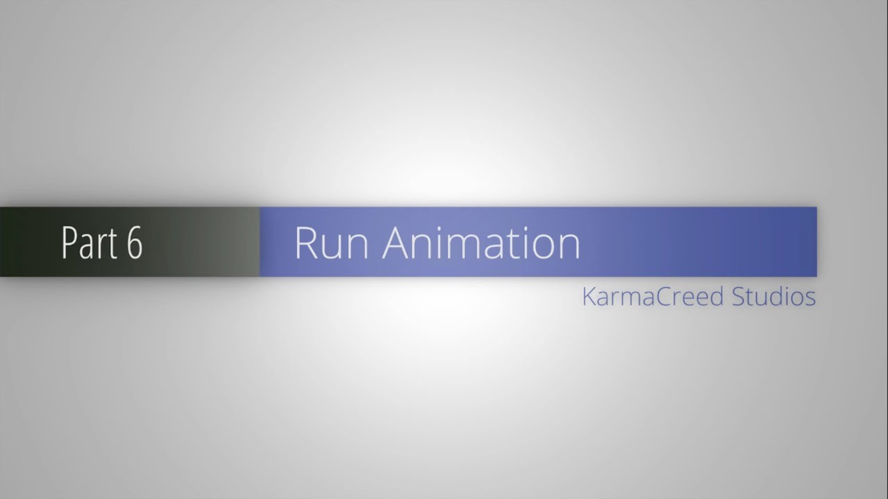 Character Animation Tutorial Part 6 - Run Cycle Animation - YouTube