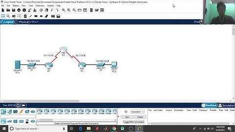 4.1.2.5 Packet Tracer - Configure IP ACLs to Mitigate Attacks