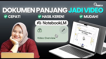 Mengubah File Jadi VIDEO Dalam 1 Menit Dengan AI NotebookLM Dari Google! (GRATIS)