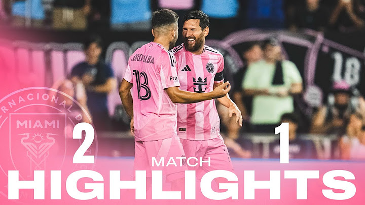 Match Highlights: Inter Miami 2:1 Nashville SC | Another Messi Brace + Insane Freekick GOAL