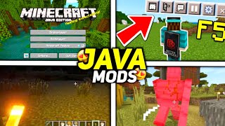6 Mods to Convert MCPE into JAVA EDITION (1.19 ) | Top 5 java mods for mcpe