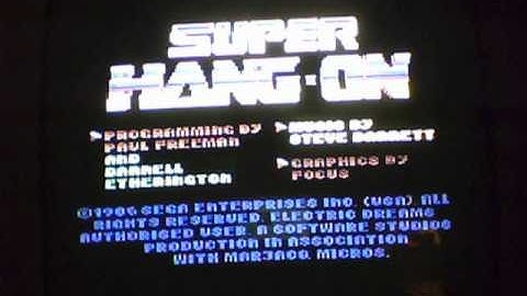 Loading Super Hang On for Commodore 64 (Tape)