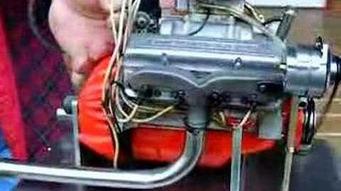 Worlds Smallest Running Chevy V-8