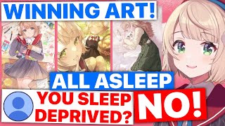 Chat Wonders If Ui-mama Lacks Sleep Because Of This... (Shigure Ui) [Eng Subs]