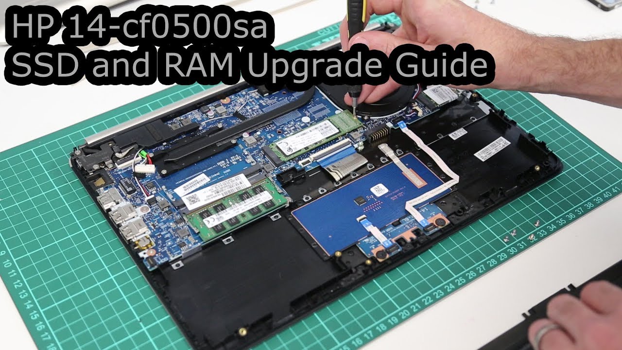 Filth bicycle scientific HP 14-cf0500sa SSD and RAM Upgrade Guide - YouTube