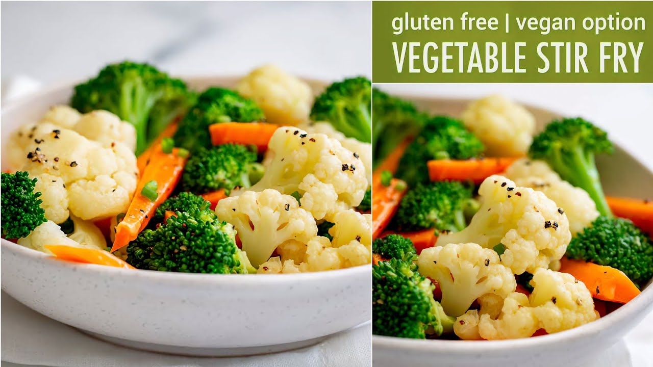 Vegetable Stir Fry Sauteed Veggis Weight Loss Recipe 5 Min Easy